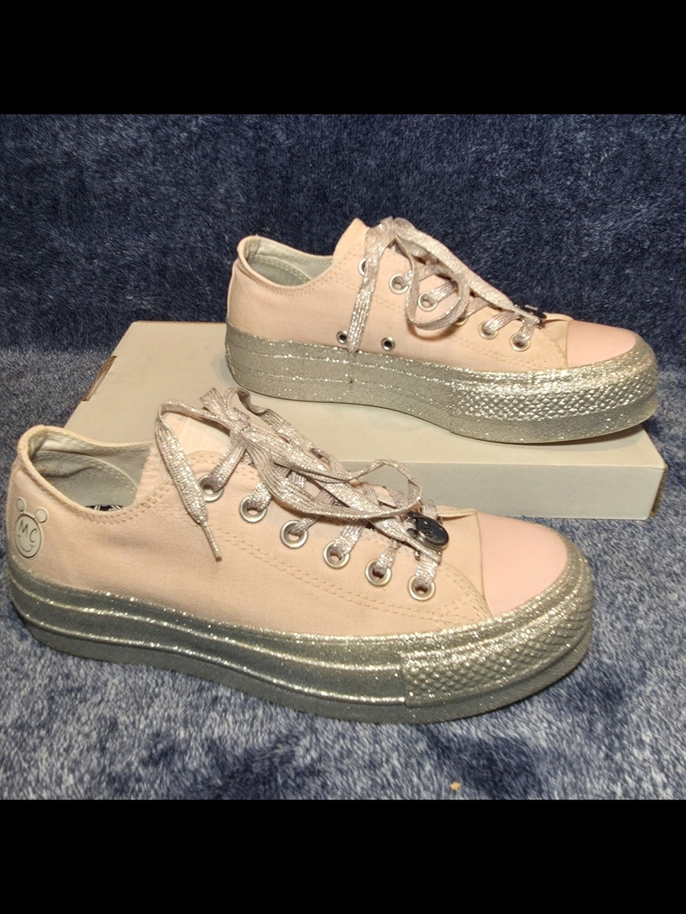Miley Cyrus x Converse Wmns Chuck Taylor All Star Lift Ox 'Pink' Platform Shoes